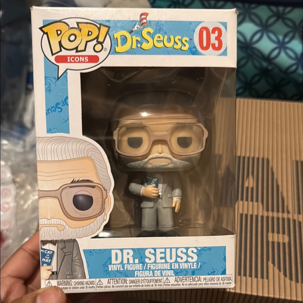 Pop Dr. Seuss Vinyl Figure with Gray Suit